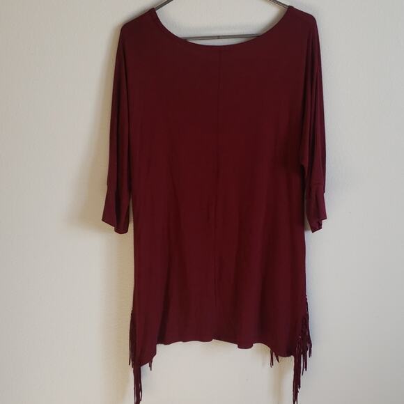 Promesa (Apricot Lane) Fringe Top - Picture 7 of 8